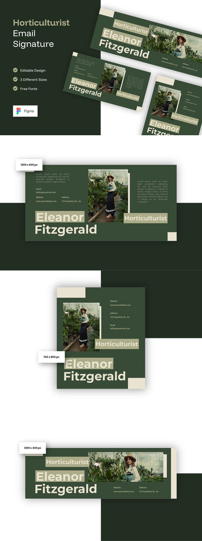 园艺师电子邮件签名