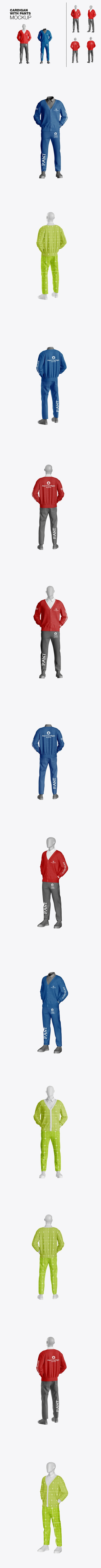 男士开衫服装样衣