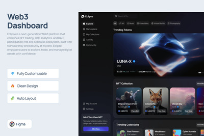 Web3 NFT 控制面板 – Eclipse