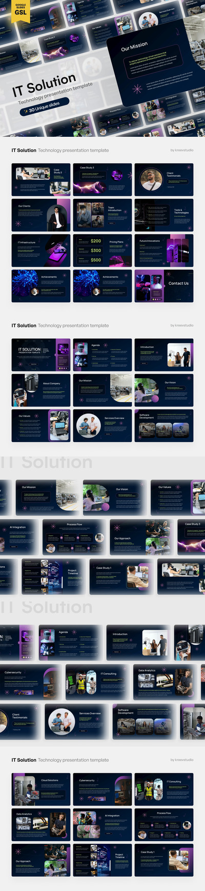 IT解决方案 – 技术谷歌幻灯片演示
