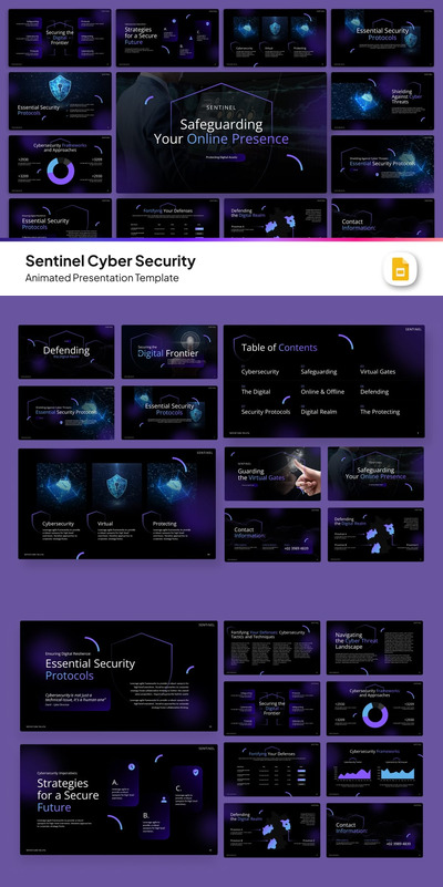 Sentinel网络安全技术谷歌幻灯片