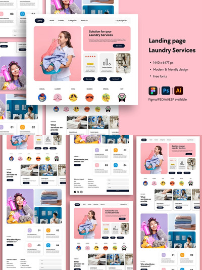 洗衣服务网站首页