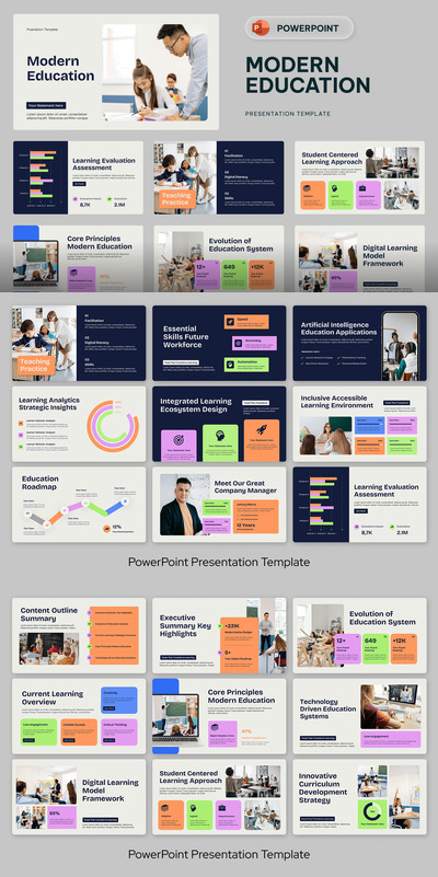 现代教育 PowerPoint