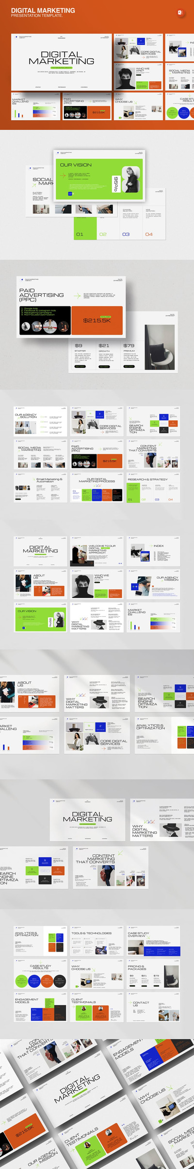 数字营销 PowerPoint 模板