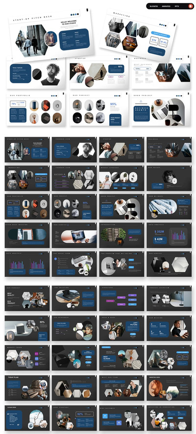 Business-X PowerPoint演示模板