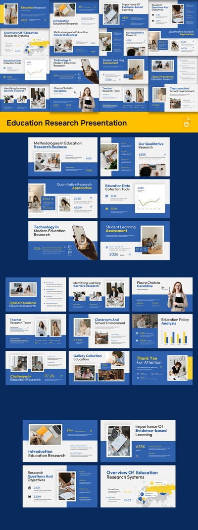 教育研究谷歌幻灯片