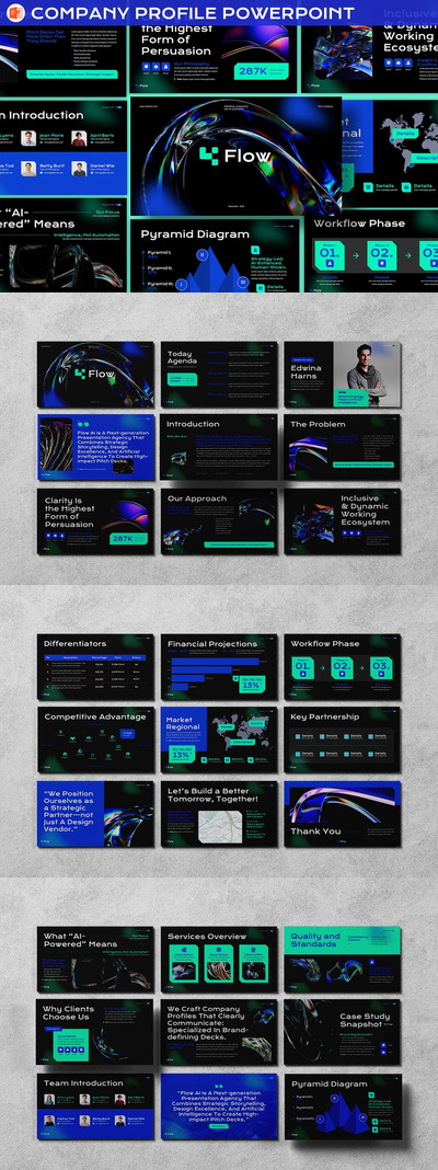 现代黑暗科技公司 PowerPoint