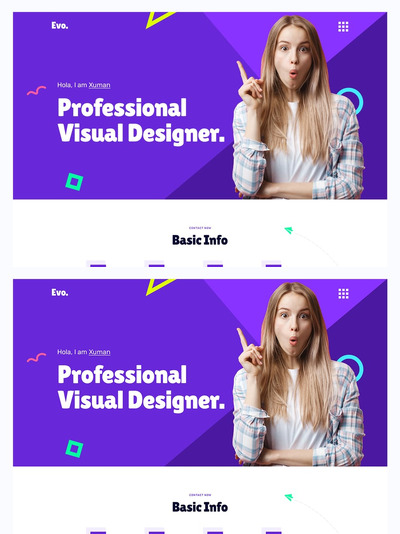 Evos – 创意作品集 PSD 模板