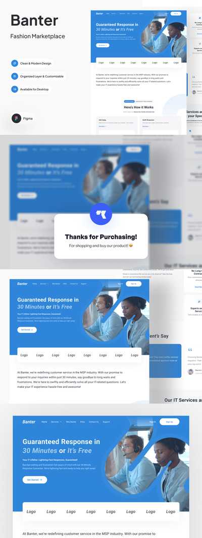 Banteren – 客户服务网站 V.2