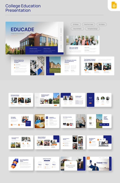 Educade – 大学教育 Google 幻灯片