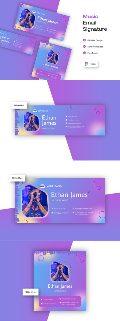 音乐电子邮件签名