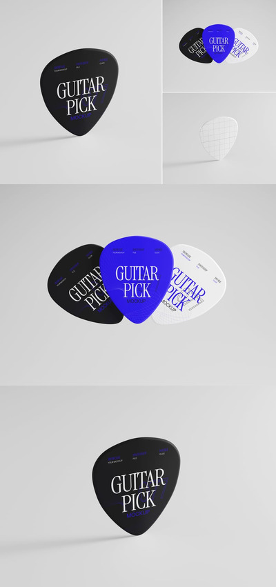 吉他拨片模型