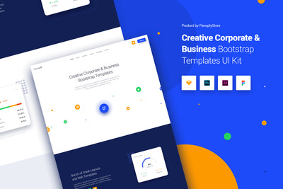 创意企业商务 Bootstrap 模板