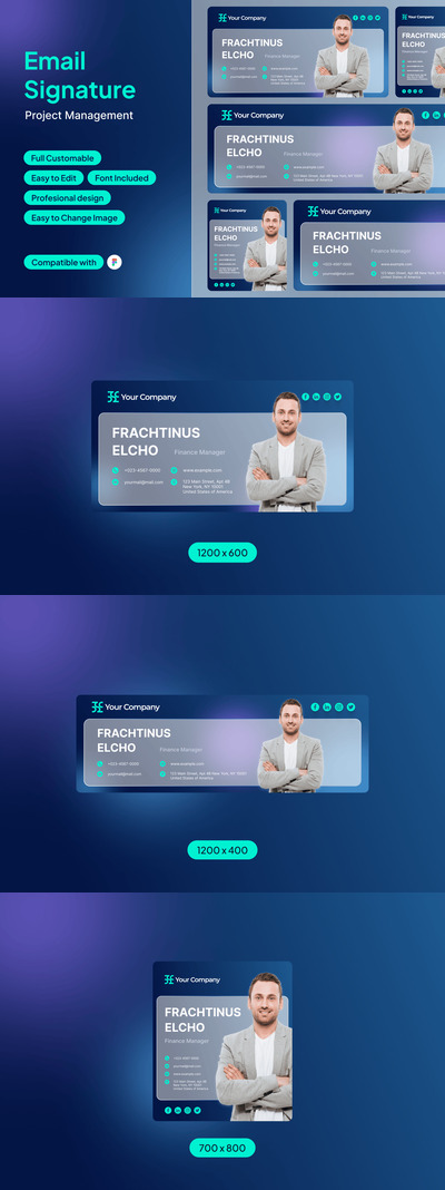 财务经理的电子邮件签名