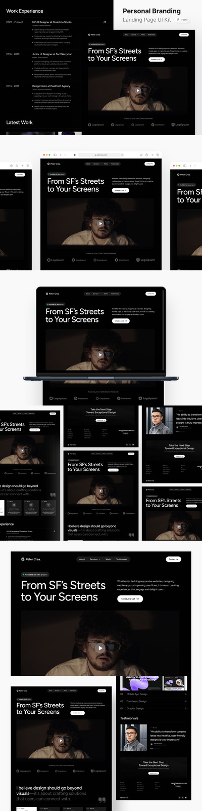 Peter Crea – 个人品牌落地页