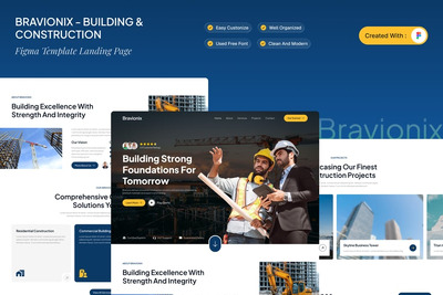 Bravionix – 建筑与施工着陆页