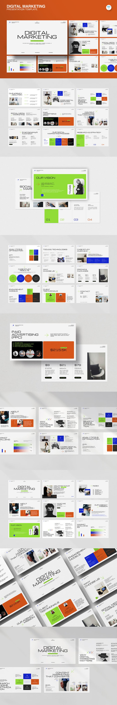 数字营销主题演讲模板