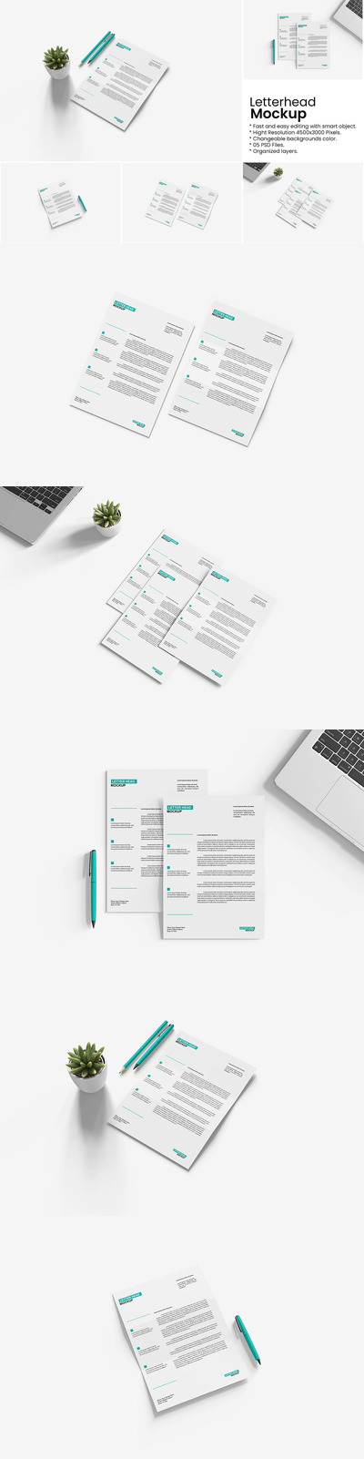 高质量信纸样机