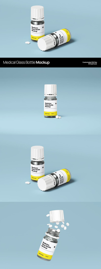 医用玻璃瓶模型
