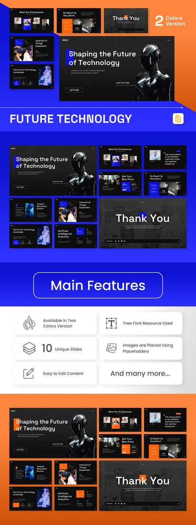 未来科技谷歌幻灯片