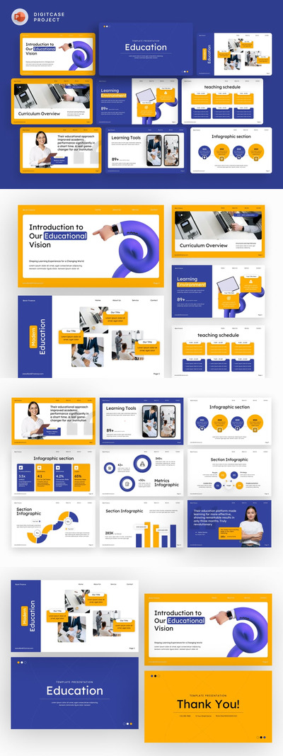 教育类 – PowerPoint 模板