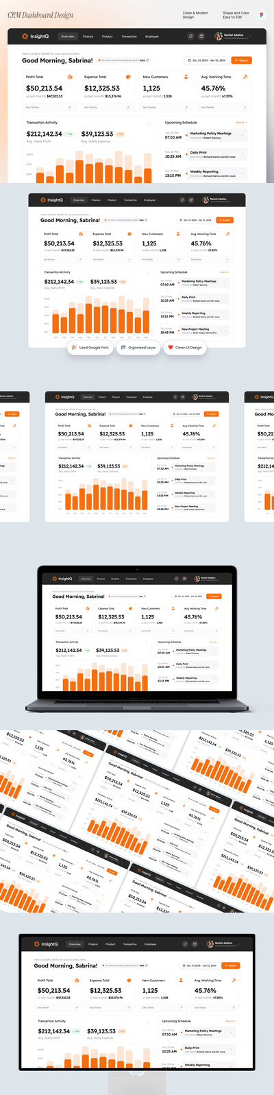 InsightQ – CRM仪表盘设计
