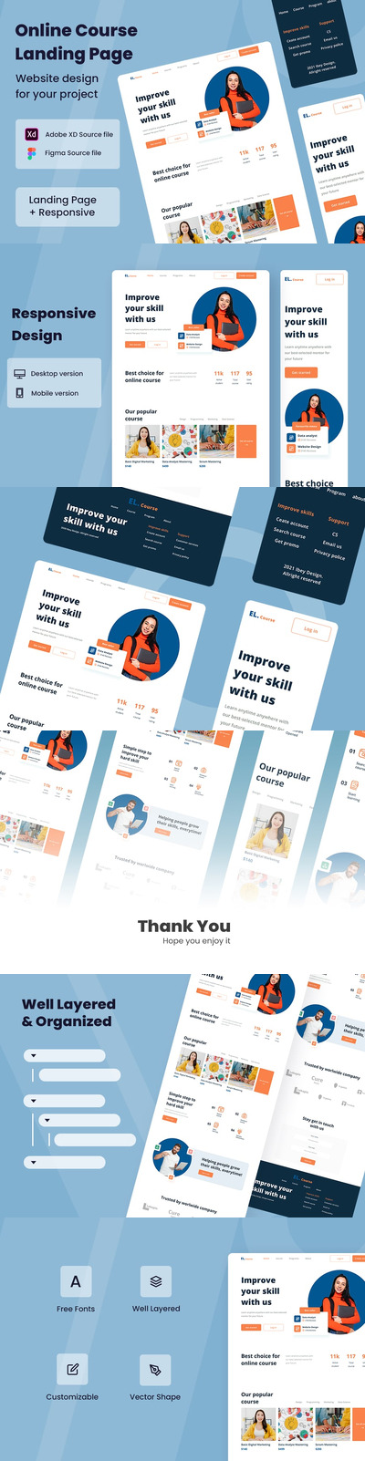 在线课程网页设计