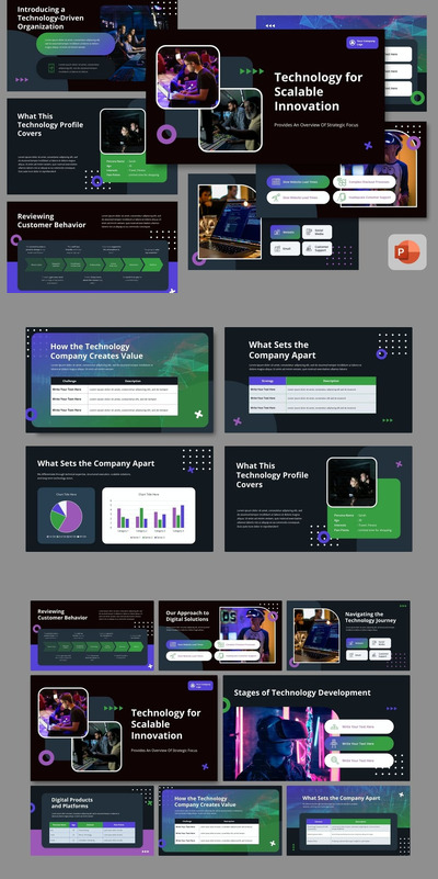 Dark Technology Services 演示文稿 – PowerPoint