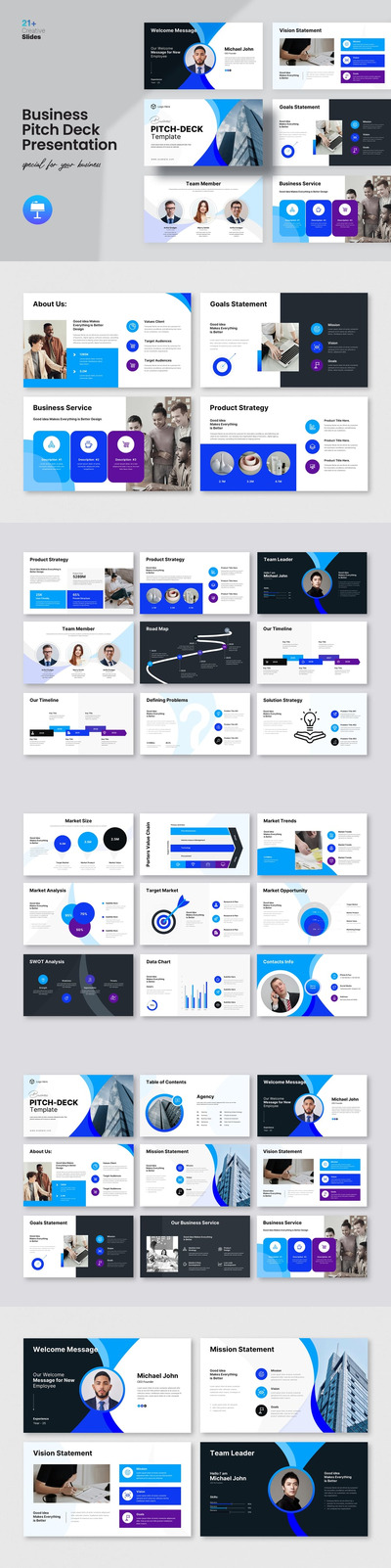 商业计划书 PowerPoint 演示文稿模板