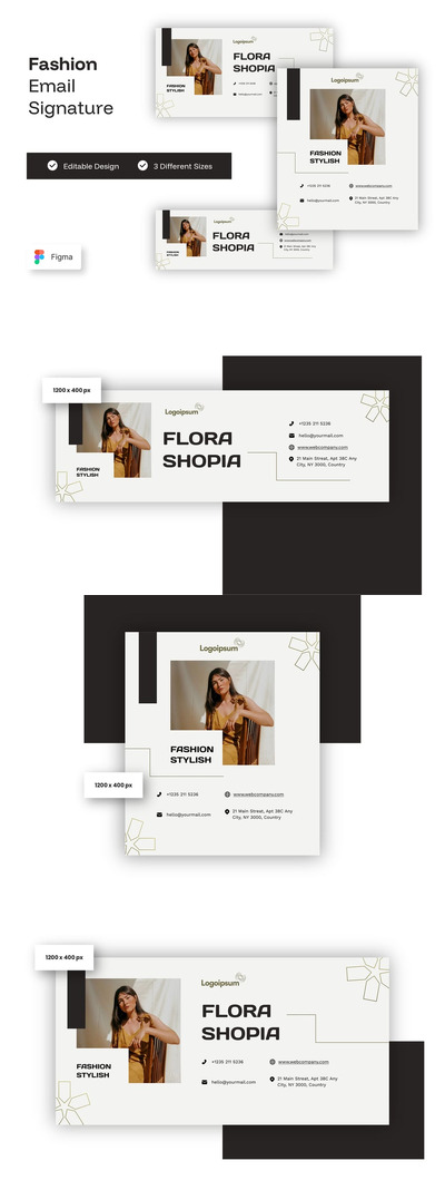 时尚电子邮件签名