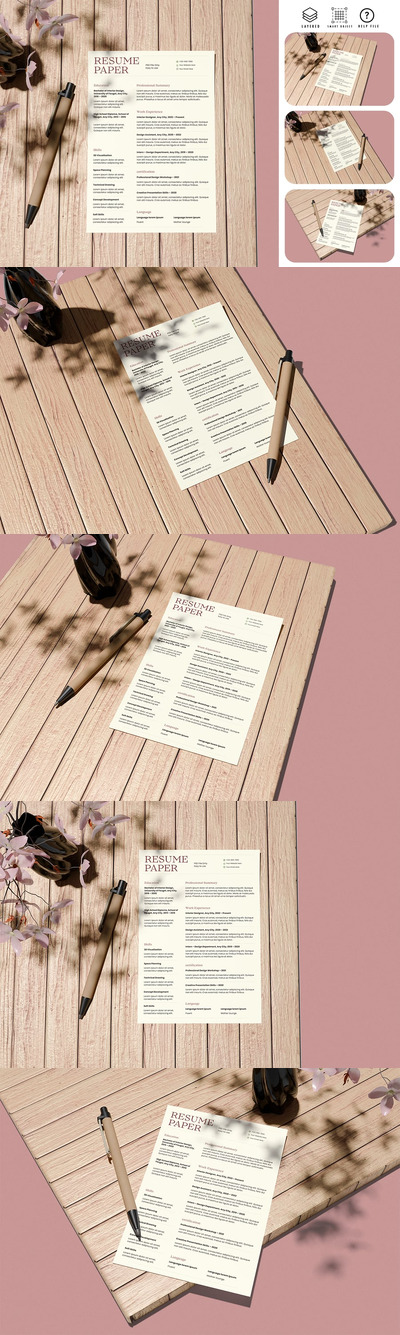 简历纸样