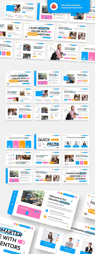 教育学院动画 PowerPoint