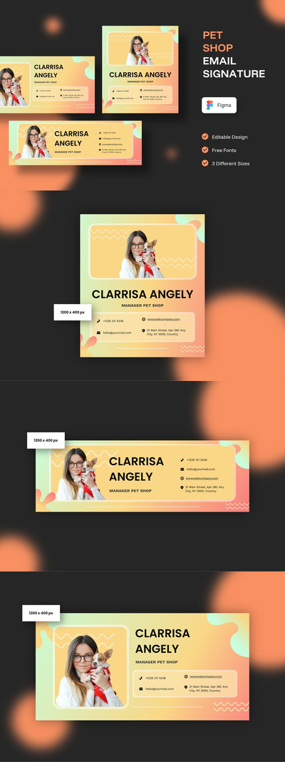 宠物店电子邮件签名