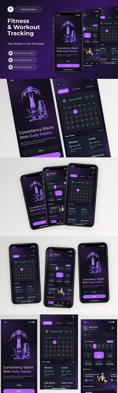 健身与锻炼追踪移动应用