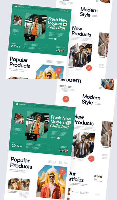 Shopify落地页概念