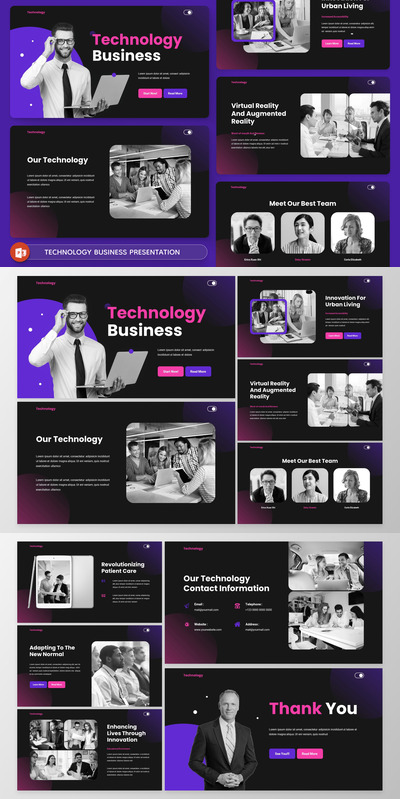 技术商业 PowerPoint