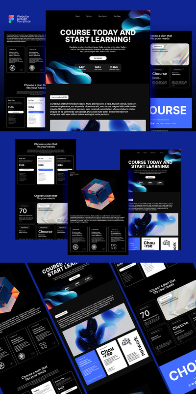 课程 – 网站模板