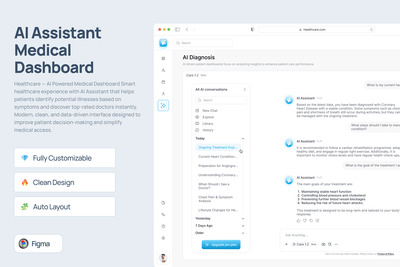 AI 助手医疗仪表盘 – Haltycare
