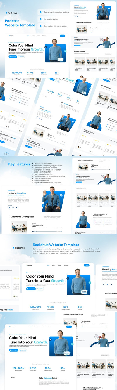 Radiohue – 播客托管网站首页