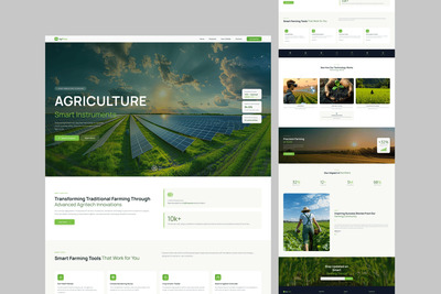 农业技术着陆页