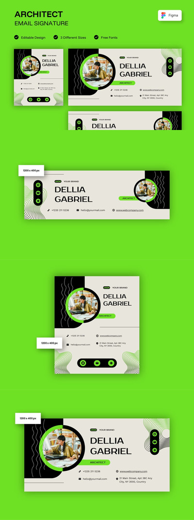 建筑师电子邮件签名