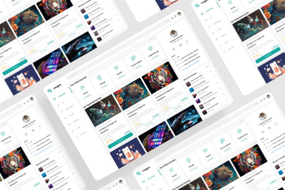 课程仪表盘 UI 套件