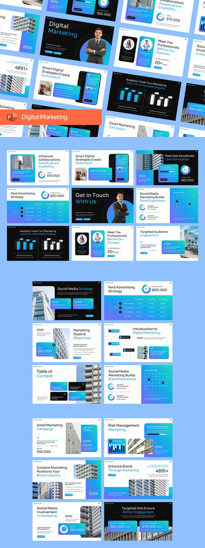 数字营销 PowerPoint