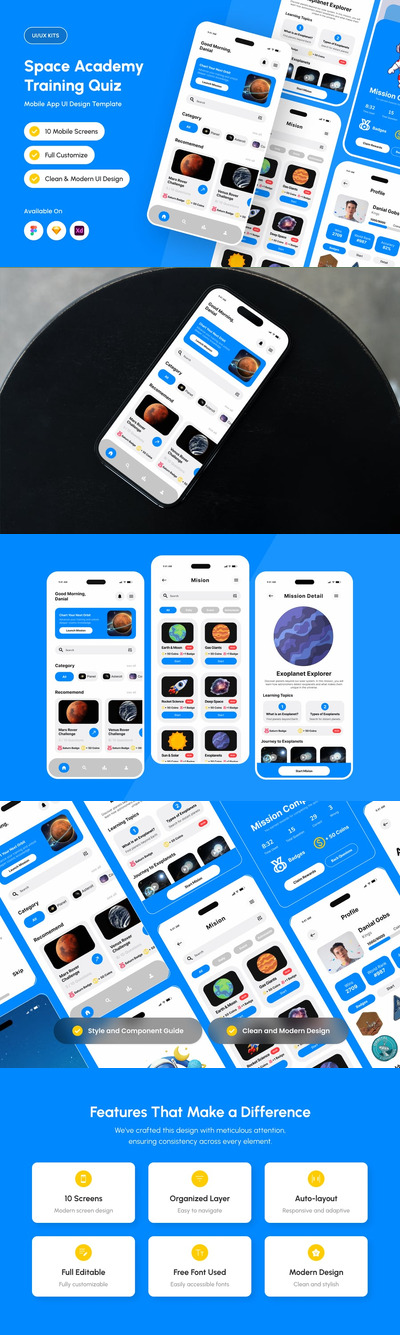 Voltic – 太空学院训练测验应用程序