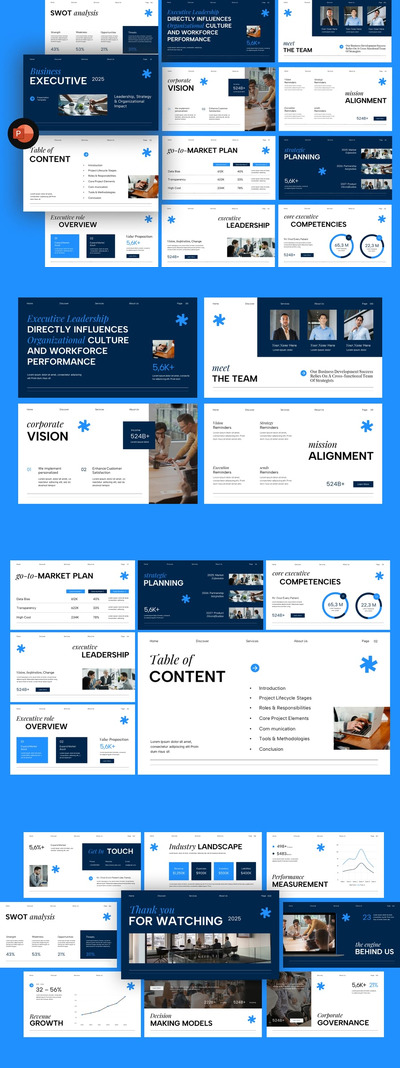 商务高管 PowerPoint