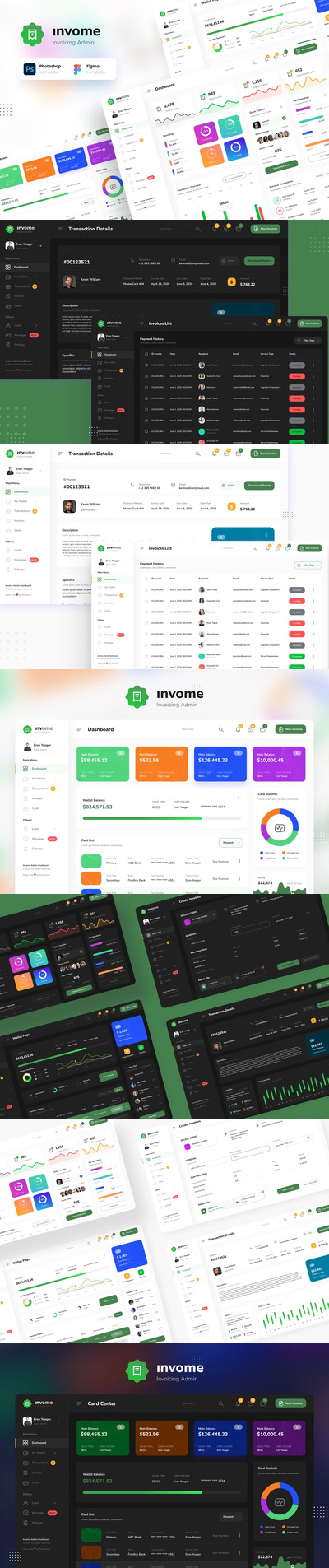 Invome – 发票管理仪表盘模板