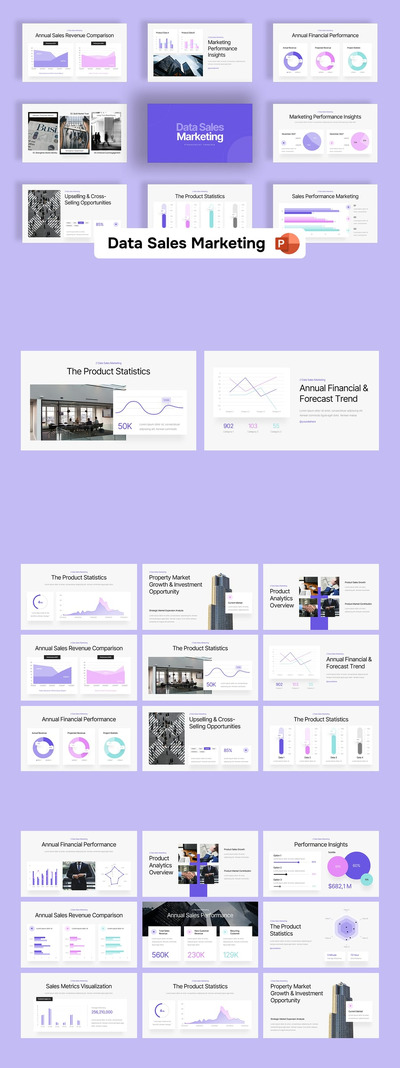 数据销售营销 PowerPoint