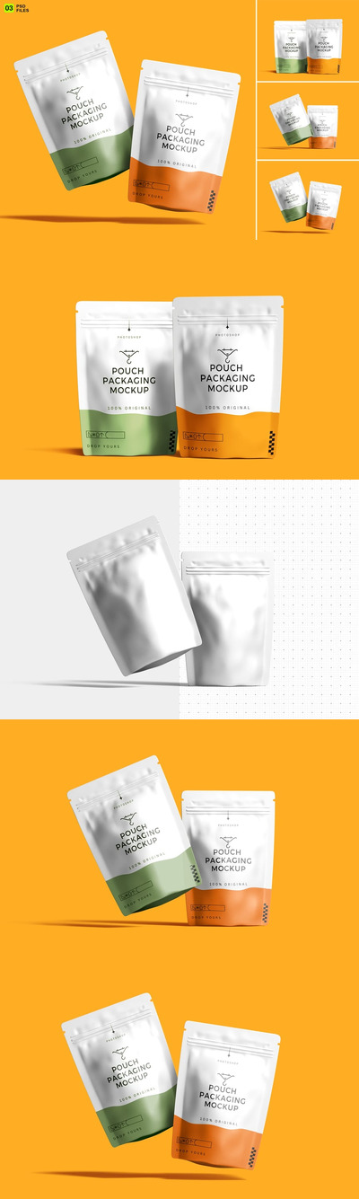 高品质包装袋模型