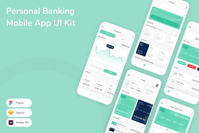 个人银行移动应用 UI 套件