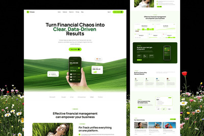 Fintrack – 金融应用登录页面